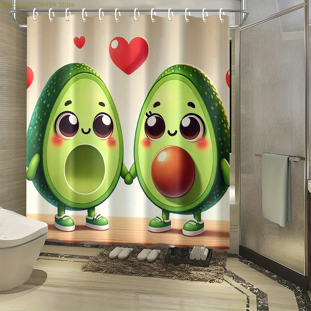 Tirai Mandi Pasangan Alpukat L - Home Bathroom Design Ideas ulasan dan harga