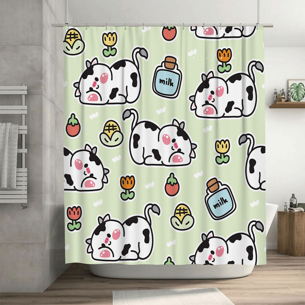 Tirai Mandi Gambar Sapi Mengge - Home Bathroom Design Ideas ulasan dan harga