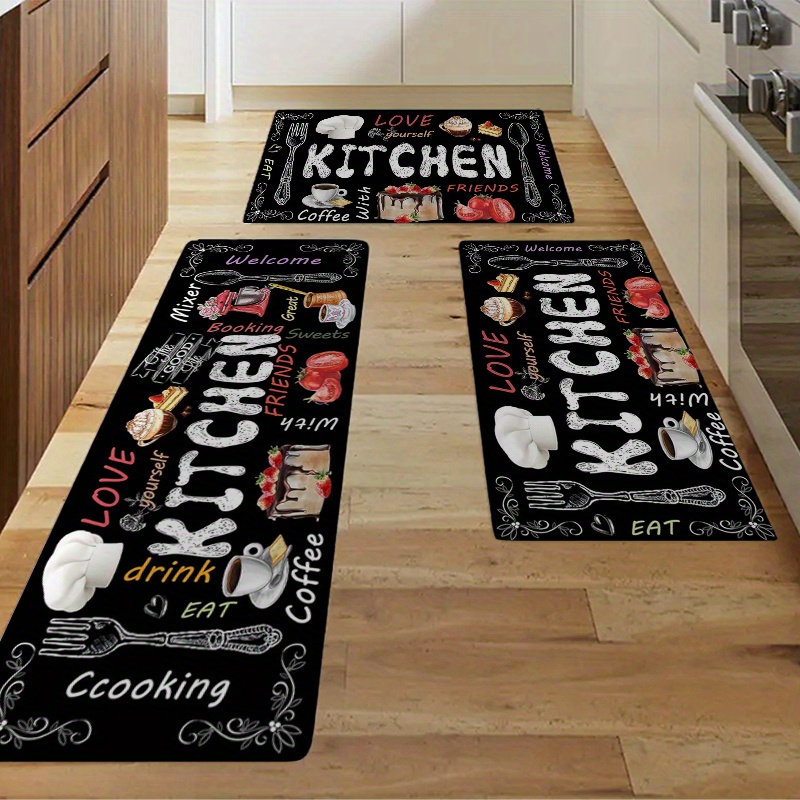 Karpet Papan Tulis Dapur Motif - Home Bathroom Quotes ulasan dan harga