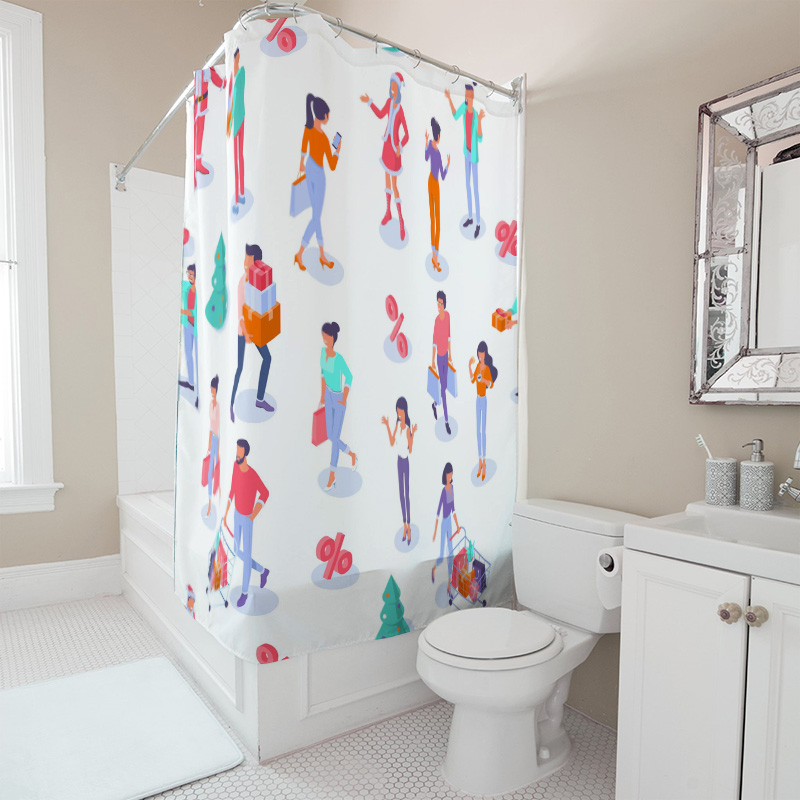 Set Dekorasi Kamar Mandi Tirai - Home Bathroom Design Ideas ulasan dan harga
