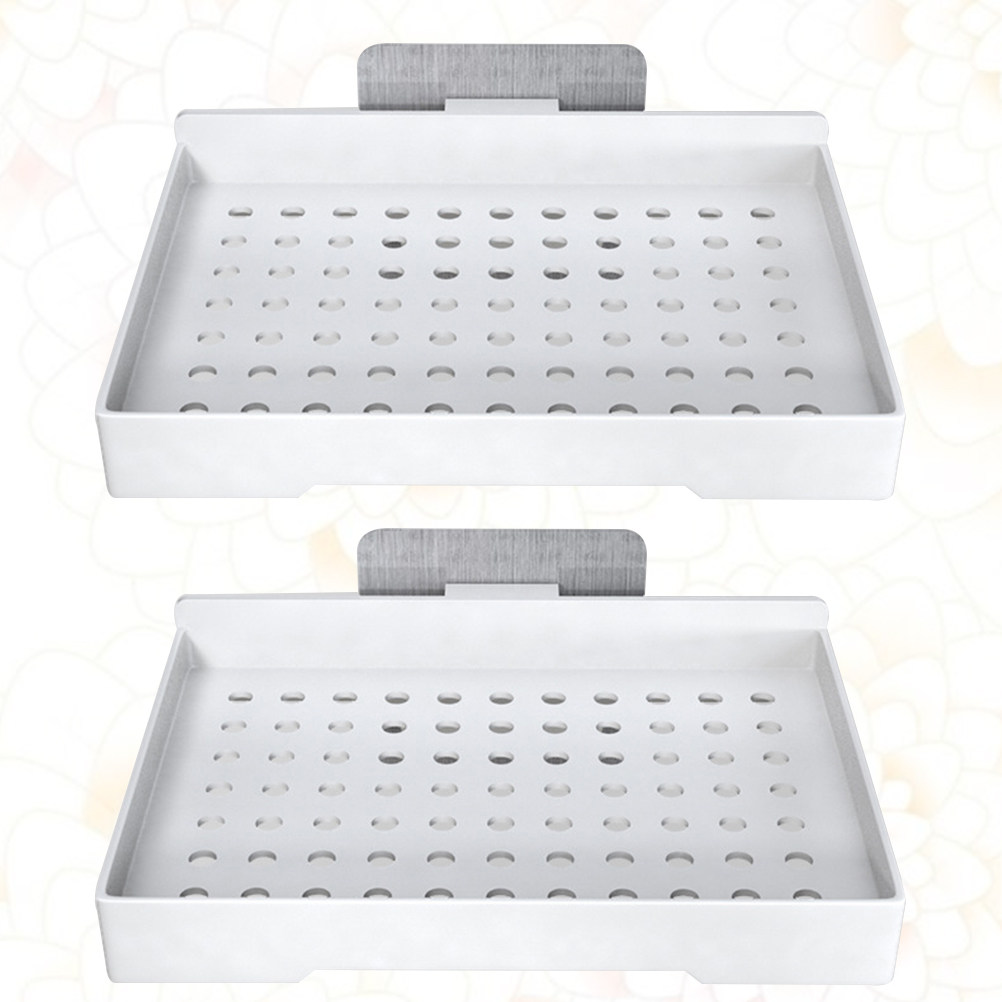 2 Buah Tempat Sabun Tempel Din - Glass Soap Dish ulasan dan harga