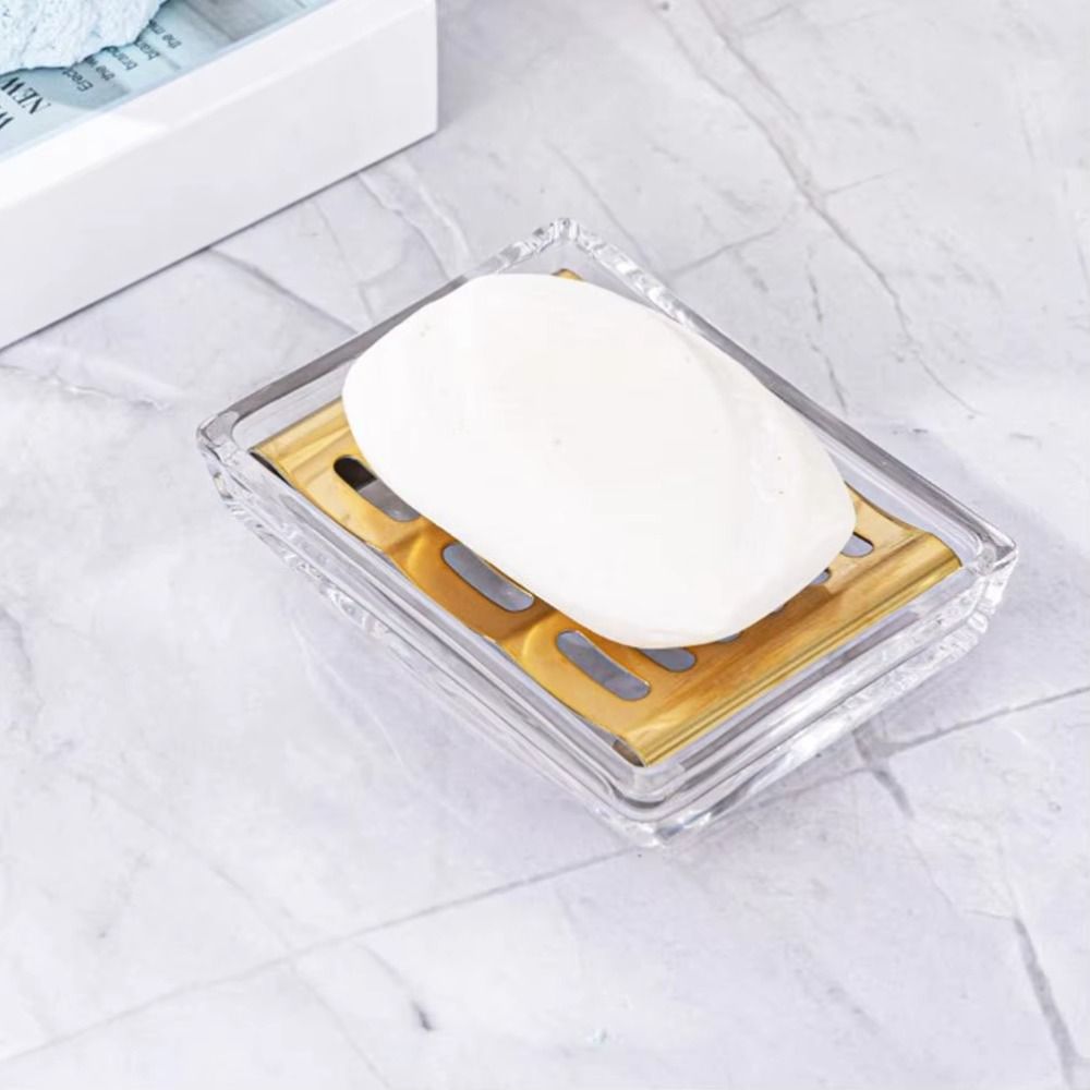 Rak Sabun Kaca Stainless Steel - Glass Soap Dish ulasan dan harga