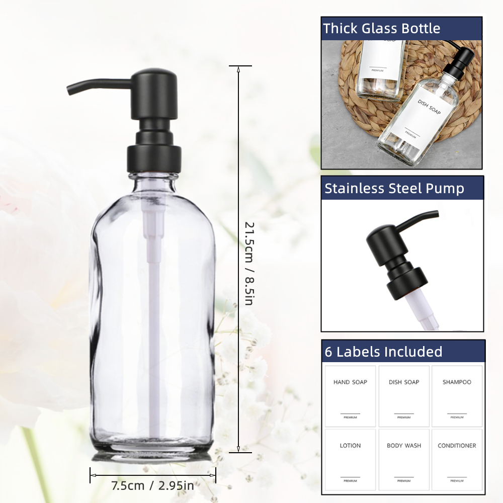 Dispenser Sabun Kaca Bening un - Glass Soap Dish ulasan dan harga