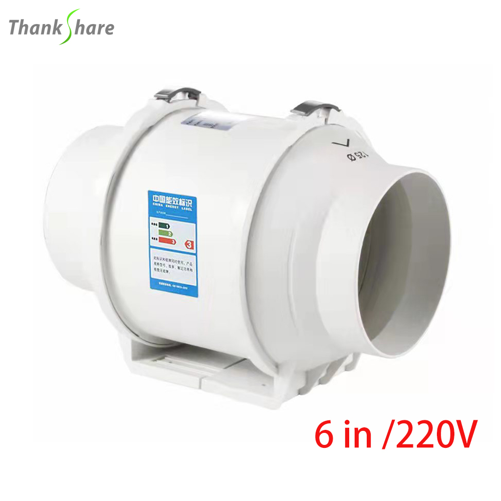 6 Inci Kipas Ventilasi Saluran - Home Bathroom Vent Fans ulasan dan harga