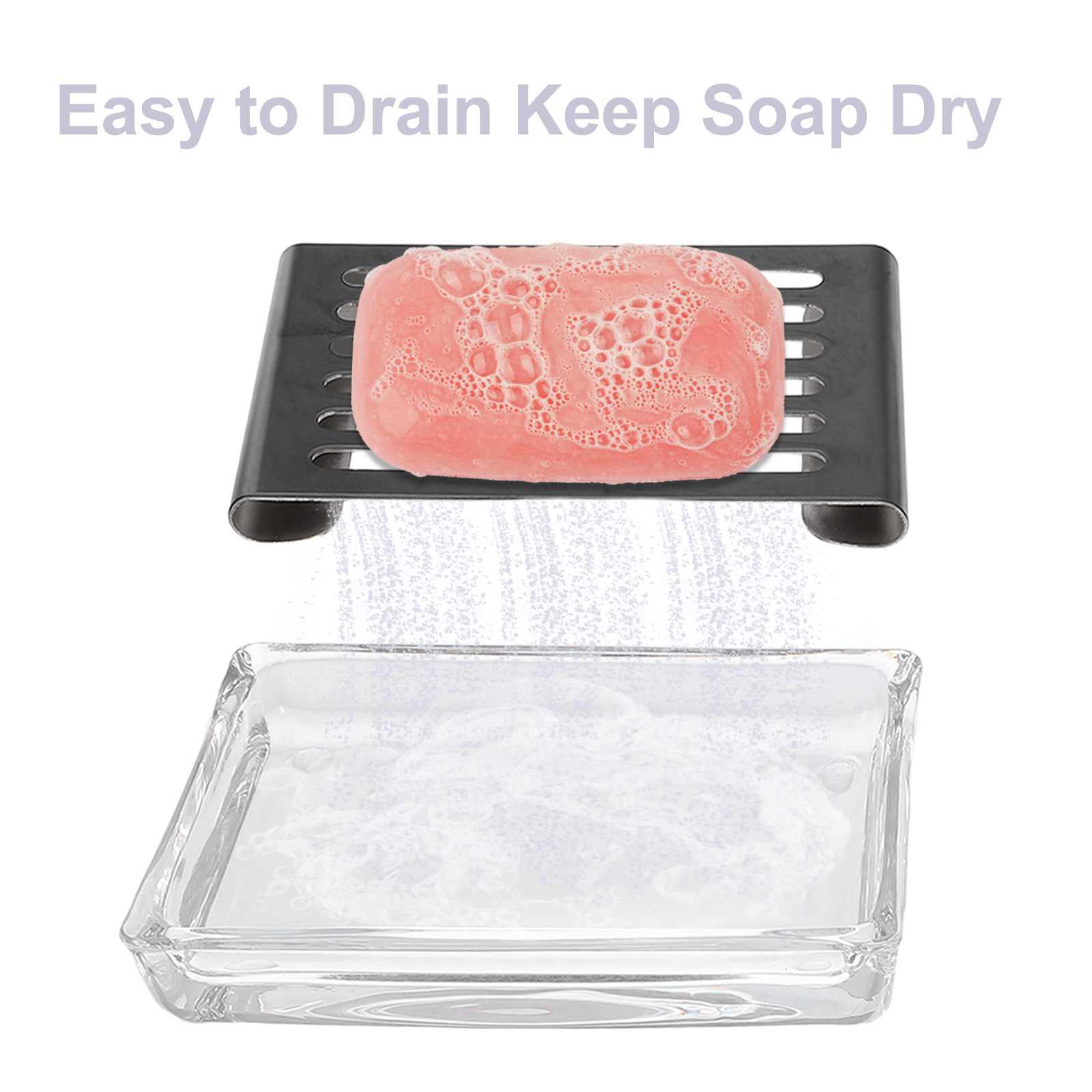 Tempat Sabun Kaca, Nampan Stai - Glass Soap Dish ulasan dan harga