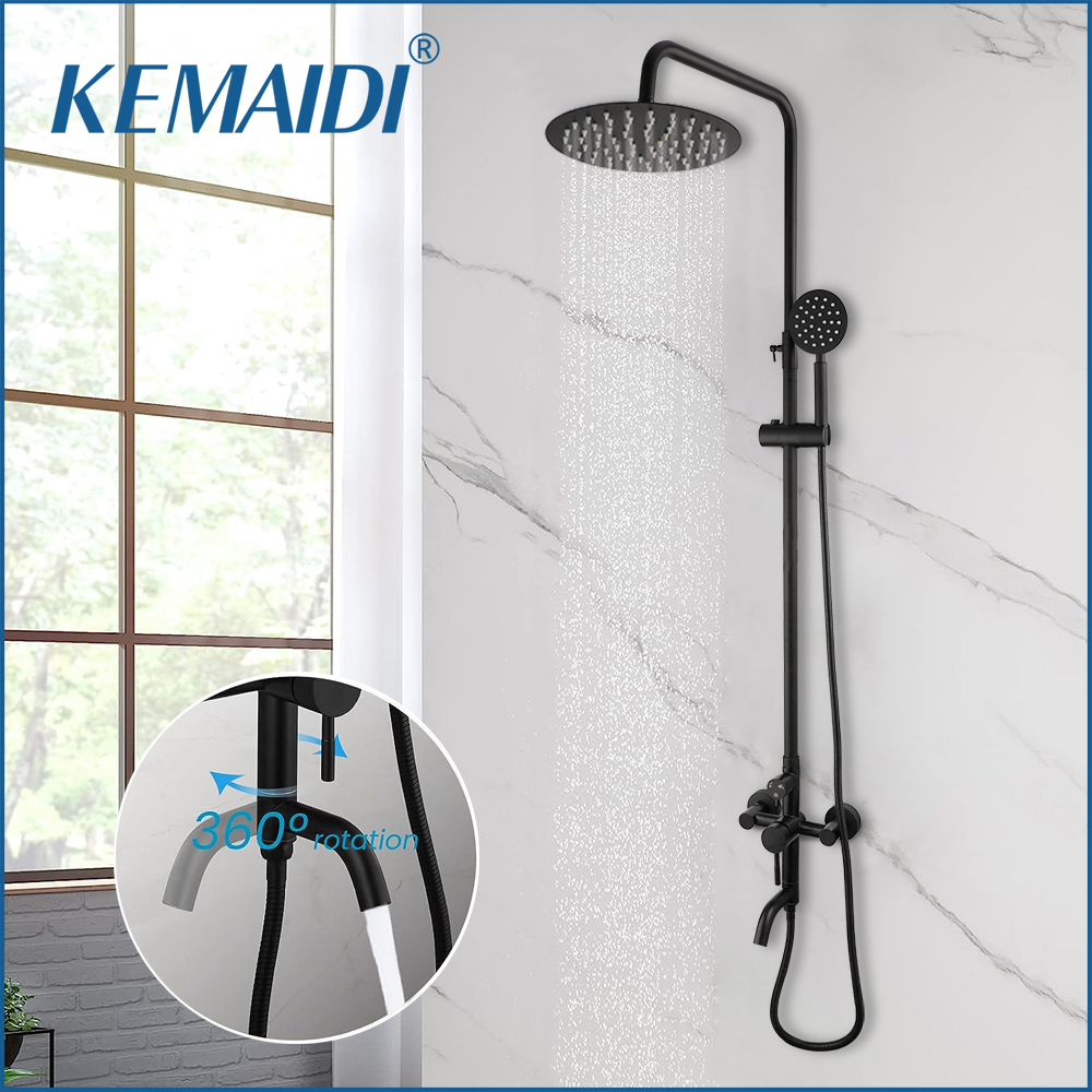 Kemaike Set keran mandi Matte  - Home Bathroom Taps ulasan dan harga