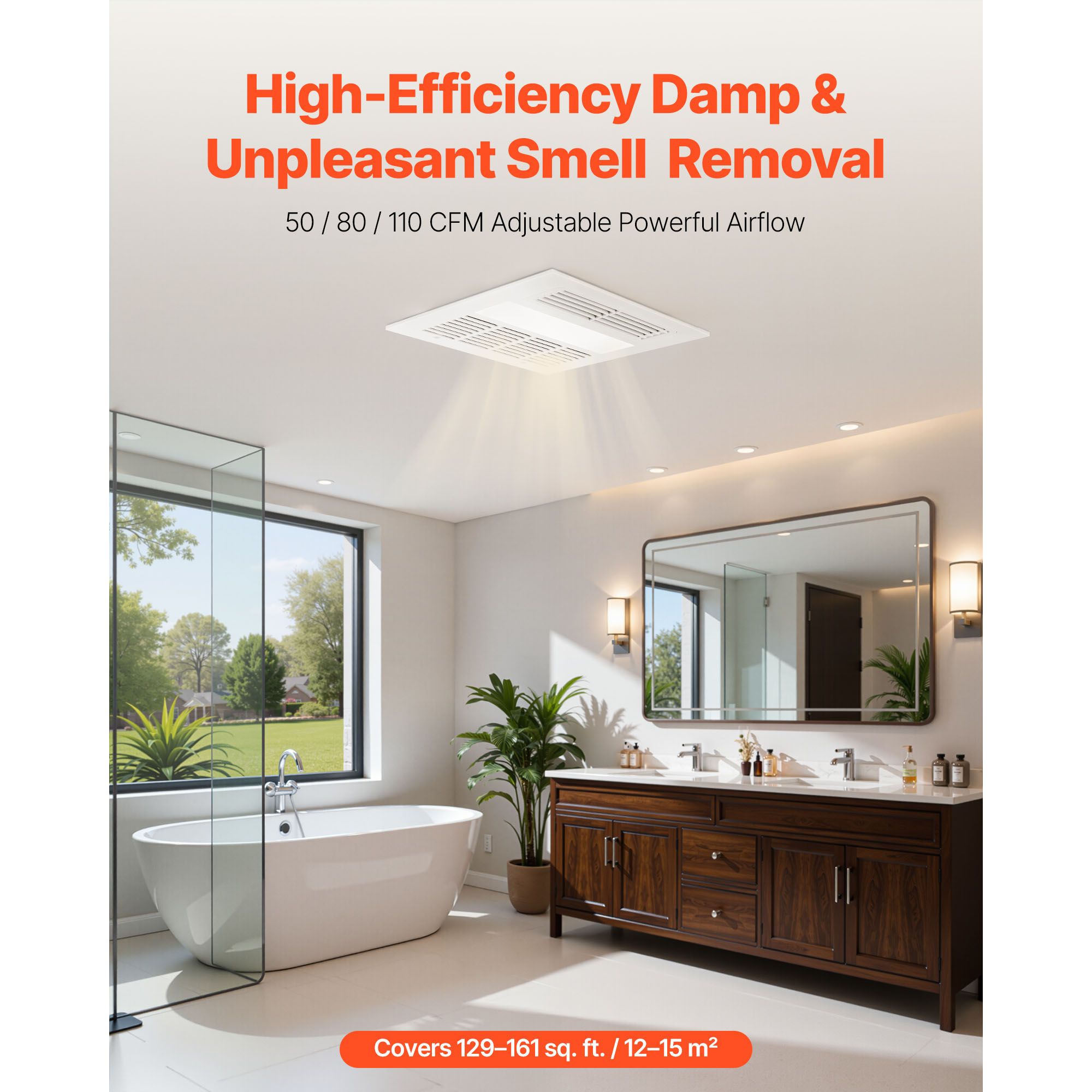 Kipas Exhaust Kamar Mandi deng - Home Bathroom Vent Fans ulasan dan harga