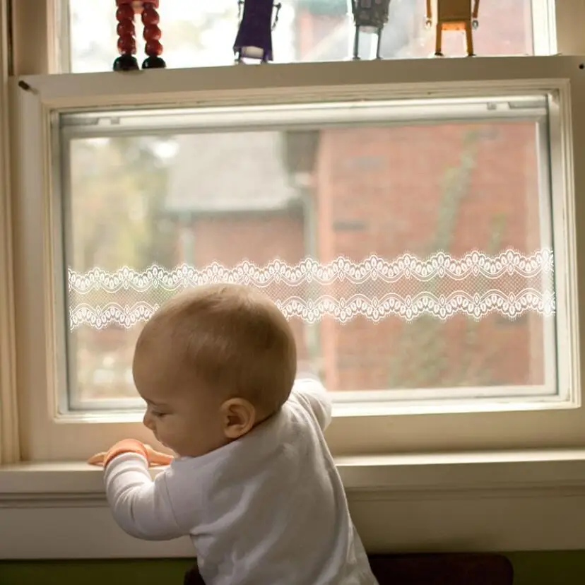 Stiker Wallpaper Desain Renda  - Home Bathroom Window ulasan dan harga