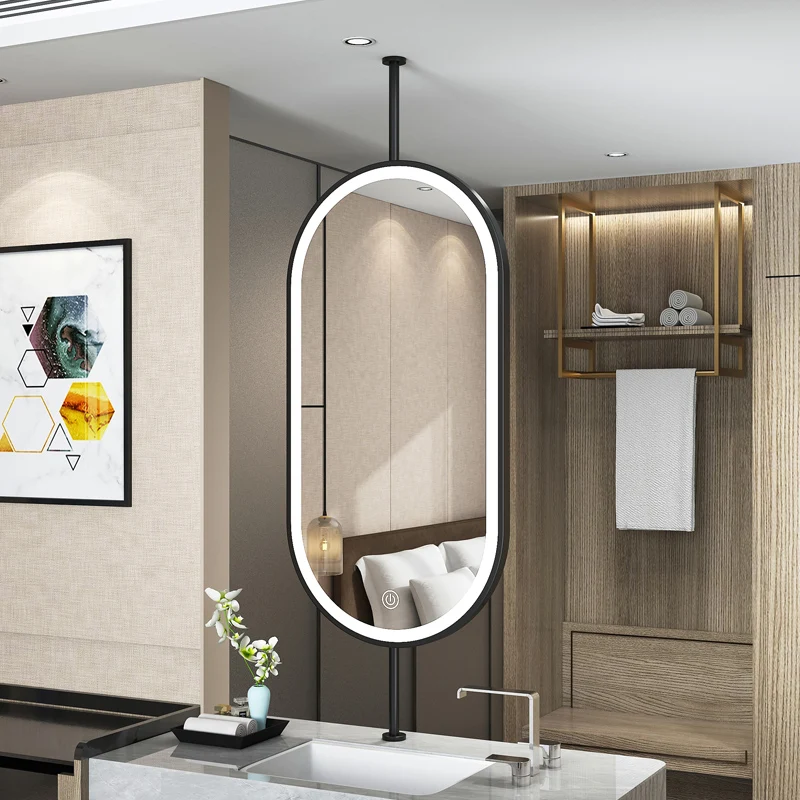 Cermin Gantung Oval Ukuran 60x - Home Bathroom Glass ulasan dan harga